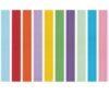 Sentence Strips 3" x 24", 120 Pack Colored Ruled Word Learning Strips