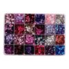 Sequins for Crafts 2 Sets Bright Sequins Round Flatback Confetti Paillettes PVC 5mm Sewing Craft DIY