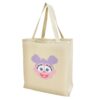 Sesame Street Baby Face Abby Cadabby Large Reusable Tote Bag