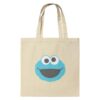 Sesame Street Baby Face Cookie Monster Small Reusable Tote Bag
