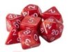 Set of 7 Blood Oath Fantasy Polyhedral Dice - Great for Role Playing Games!