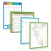 SeunKieer Dry Erase Division & Multiplication Chart White Board 9" x 12", Double Side Table Math Manipulatives Lapboard for Kids Students Classroom Home (Multiplication & Division)