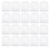 SEWACC 100pcs Gauze Facial Mask Cotton White Grimace Shape Face Cover