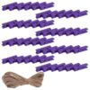 SEWCHICS 100pcs Mini Wood Clothespins 1.38 Inch Purple Photo Clips