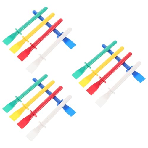 SEWCHICS 30pcs Plastic Glue Spreader Sticks for Craft Projects Precise Painting, Resistant to Bending and Cracking, Made of Sturdy Abs Material, Compact and Easy to Clean for Oil Painting