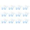 Sewroro 12 Pcs Shopping Carts Candy Box Plastic Stroller with Hand-to-eye Coordination and Color Recognition Development Gift for Atmosphere Occasion