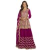 Seyuri Indian Style Traditional Embroidered Ready to Wear Party Wear Outfit Sharara with Dupatta