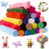 Sghgcvjjf 5000 PCS 25colors Pipe Cleaners 12 Inch Chenille Stems Bulk