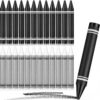Shappy 24 Pcs Black,White Washable Jumbo Crayons Bulk for School Supplies