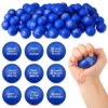 Shappy 54 Pcs Inspirational Stress Relief Balls Motivational Stress Ball Encouraging PU Bulk Balls for Adults Small Therapy Fidget Relief Toys for Valentines Gifts (Blue)