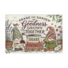 Share the Garden Goodness Grows Together Wooden Jigsaw Puzzle 1000 Pieces