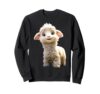 Sheep Lamb Small Ovis Domestic Sheep Shepherd Cute Sheep Sweatshirt