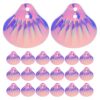 Shell Shape Loose Sequins for DIY Crafts, Glitter Plastic Embellishments