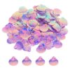 Shell Shape Sequins with Double Hole Design for DIY Crafts