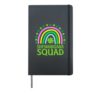 Shenanigans Squad Funny St Patrick's Day Shamrock Lucky Hardcover Journal, Black