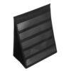 SHERCHPRY Double-Sided Desktop Pocket Chart Stand for Classroom and Home School, Black PVC and Paper Material, Easy Assembly and Storage, Modern Minimalist Design for Managing Weekly