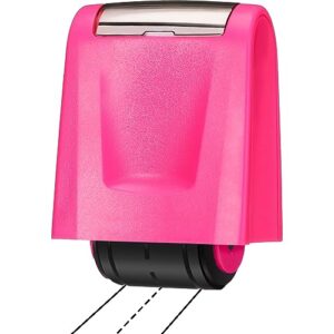 Sherr Roller Stamps for Teacher Dashed Handwriting Line Stamp Roller Practice Tool Classroom Must Haves Back to School Gift for Math Education(Pink)