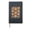 Shh I Am Reading Octopus Bookworm Librarian Funny Reader Hardcover Journal, Black