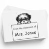 Shih Tzu Classroom Book Stamp, Duo Hand Mount, 1-5/8 Square