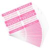Shimmeroo 200Pcs 2"X3" Pink Fragile Do Not Crush Bend or Fold Labels