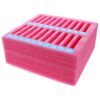 SHINEOFI Pink Epe Foam Smartphone Storage Box with 20 Grid Compartments
