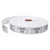 SHINEOFI White Raffle Tickets Roll for Events and Fundraisers with Consecutive Numbers, Paper Material, Time-Saving Entry Feature, Stylish Design, and Enduring Print for Easy Prize