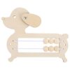 SHINEOFI Wooden Dog Abacus DIY Bead Model for Preschool Learning