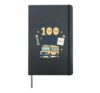 Shining Through 100 Days of School Hardcover Journal, Black