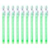 SHINLHUA 10Pcs Stackable Pencils Push Fun Pencils with Erasers, Green