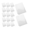 SHINYPASING 50 Sheets A5 Wide Format Photo Page Sheet Protector for 7 Ring Binder, Pp Material with Single Pocket Per Page, Ultra Thin Design and High Transparency, for Protecting Images