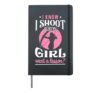 Shoot Like a Girl Want a Lesson? - Archery & Hunting Hardcover Journal, Black