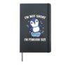 Short People Joke I'm Not Short Person Funny Saying Cute Kid Hardcover Journal, Black