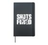 Shots Fired funny Shot Put Player Quote Ball Shot shot put Hardcover Journal, Black