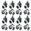 Shower Door Roller Replacement Single Wheel Pulley 25mm 20pcs