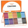 Shuttle Art Crayons Bulk Packs 900 Count 10 Assorted Colors