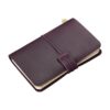 SHYYOULQE Distressed Leather Notebook, Replaceable Inner, Purple