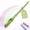 Sidewalk Chalk Holder for Kids and Toddlers – Stand-Up Outdoor Chalk Stick, Adjustable 24-36in Reach, Patented, Includes 2 Chalks | Lucky Lime