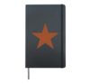 Sienna Star on Multiple Colours Hardcover Journal, Black
