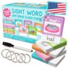 Sight Words Flash Cards Kindergarten - Sight Word Toddler Flash Cards for Kids Ages 4-8, Preschool Learning Activities, Wipe Clean Site Words Flashcards Pre-K to 3rd Grade, Educational Toys for Gifts