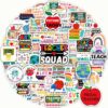 SigyoJeom 200PCS Teacher Stickers, Waterproof Vinyl Decals