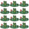 Silipull 12 Piece 3D Frog Puzzle for Kids Wooden Cute Animal Jigsaw Puzzle Stem Educational Building Toy Frog Party Favors Model Brain Development Montessori Toy 4 x 4 Inch