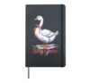 Silly Goose Mom Mothers Day Funny Goose Saying Women Girls Hardcover Journal, Black