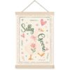 Silly Goose Wall Art Decor, Cute Baby Nursery Poster, Calming Therapy Wall Art Decor, for Girls Room Playroom Classroom Door Decoration, Animal Poster, Farmhouse Style, Cute Wood Print, 12x16 Inch