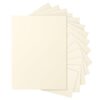Silunkia 100 Sheets Cream Cardstock 8.5 x 11 Ivory Paper 75lb