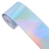 Silver Holographic, Paper 6.56ft Bulletin Board Border Trim