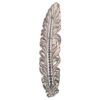 Silver Plated Alpaca Feather Accesory for Cowboy Hats, Silver
