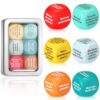 Simgoing 6 Pcs Conversation Cube Ice Breaking Supply Table Talk Topic Cube