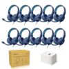 SIMOLIO KD-1 Classroom Headphones with Boom Mic 10 Pack for Schools