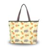 Sinestour Animal Fruit Pattern Tote Bag for Women Travel Work Gym