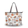 Sinestour Balls Design Tote Bag for Women Travel Work Gym